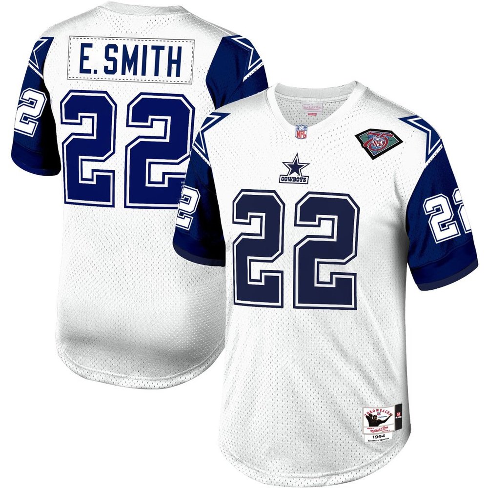 Emmitt Smith Dallas Cowboys Mitchell & Ness 1994 Authentic NFL Jersey - 44/L - Picture 10 of 10